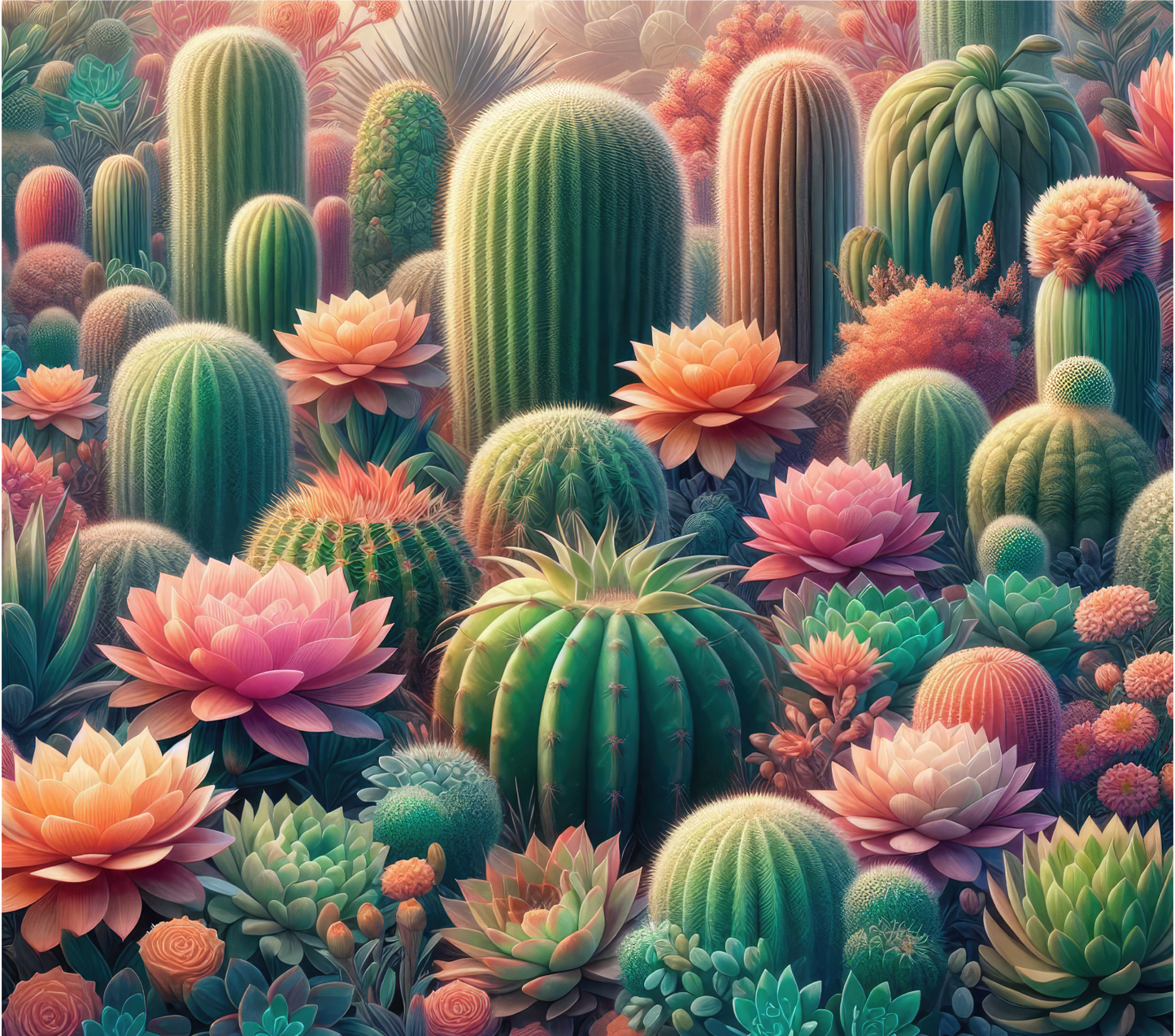 cactus, cacti, neon, pastel, bright, colorful, - vinyl wrap