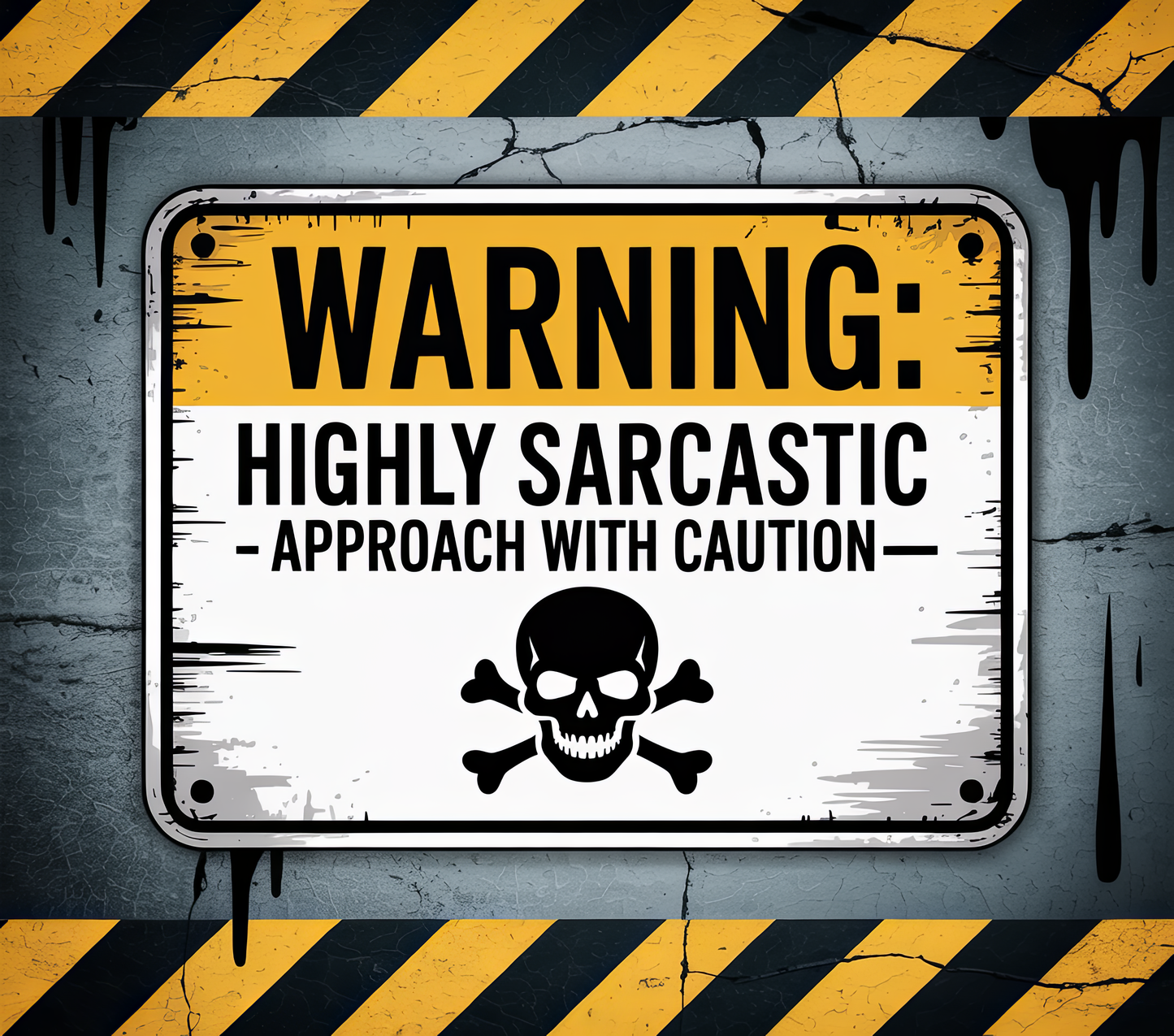 Highly sarcastic - ready to press sublimation transfer print