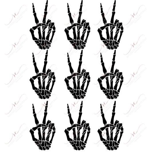 3X3 Hands - Ready To Press Sublimation Transfer Print Sublimation