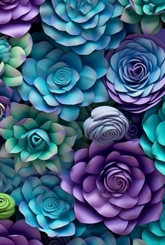 Paper flowers - Composition notebook vinyl