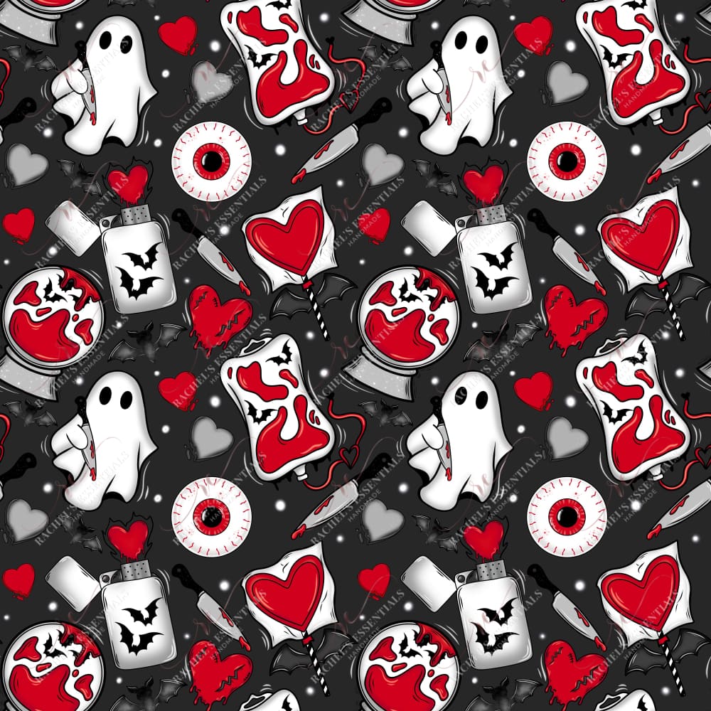 Anti Vday - Ready To Press Sublimation Transfer Print Seamless Sublimation