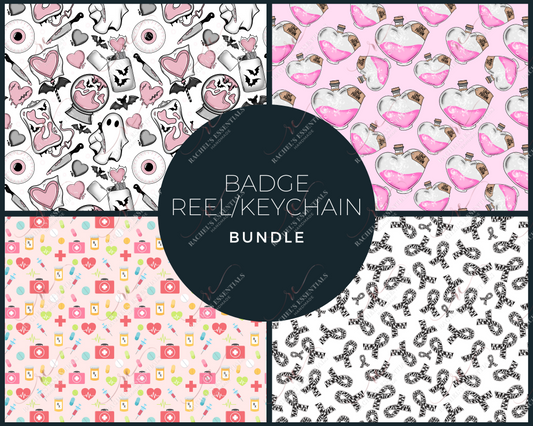 Badge Reel And Keychain Maker Bundle #2