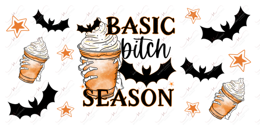Basic Bitch Season - 16Oz Vinyl Libbey Wrap