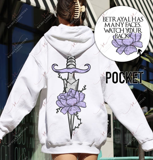 Betrayal Has Many Faces - Clear Cast Decal