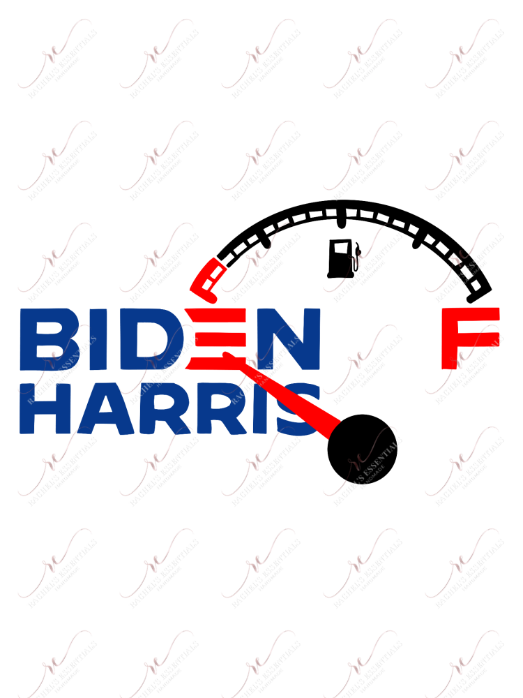 Biden Harris Fuel Empty - Ready To Press Sublimation Transfer Print Sublimation