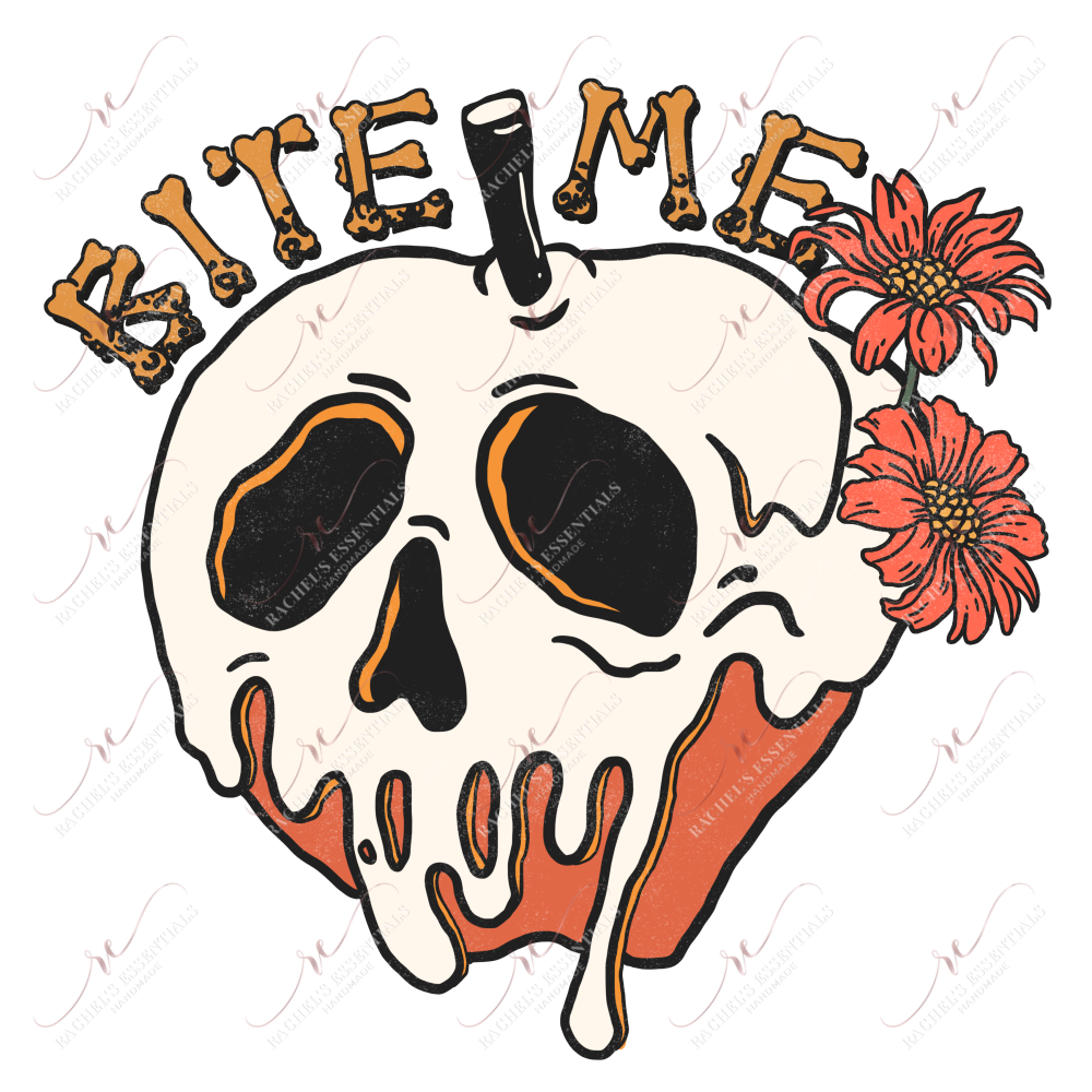 Bite Me - Ready To Press Sublimation Transfer Print Sublimation