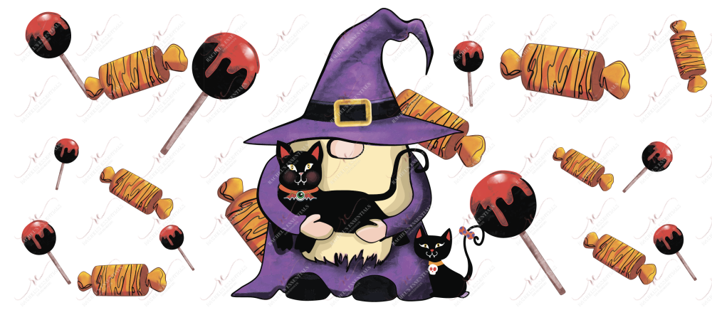 Candy Gnome - 16Oz Vinyl Libbey Wrap