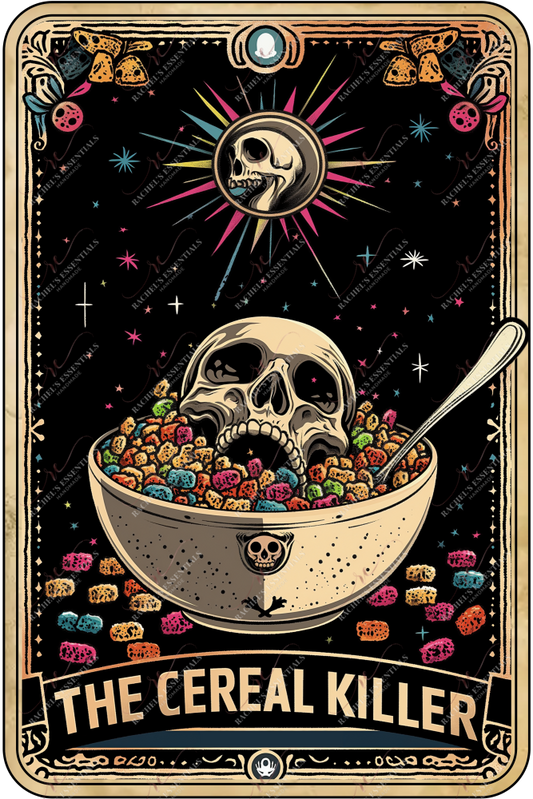 Cereal Killer Tarot - Ready To Press Sublimation Transfer Print Sublimation