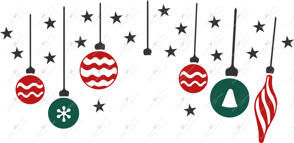 Christmas Ornaments- Cold Cup Wrap Cup Wrap