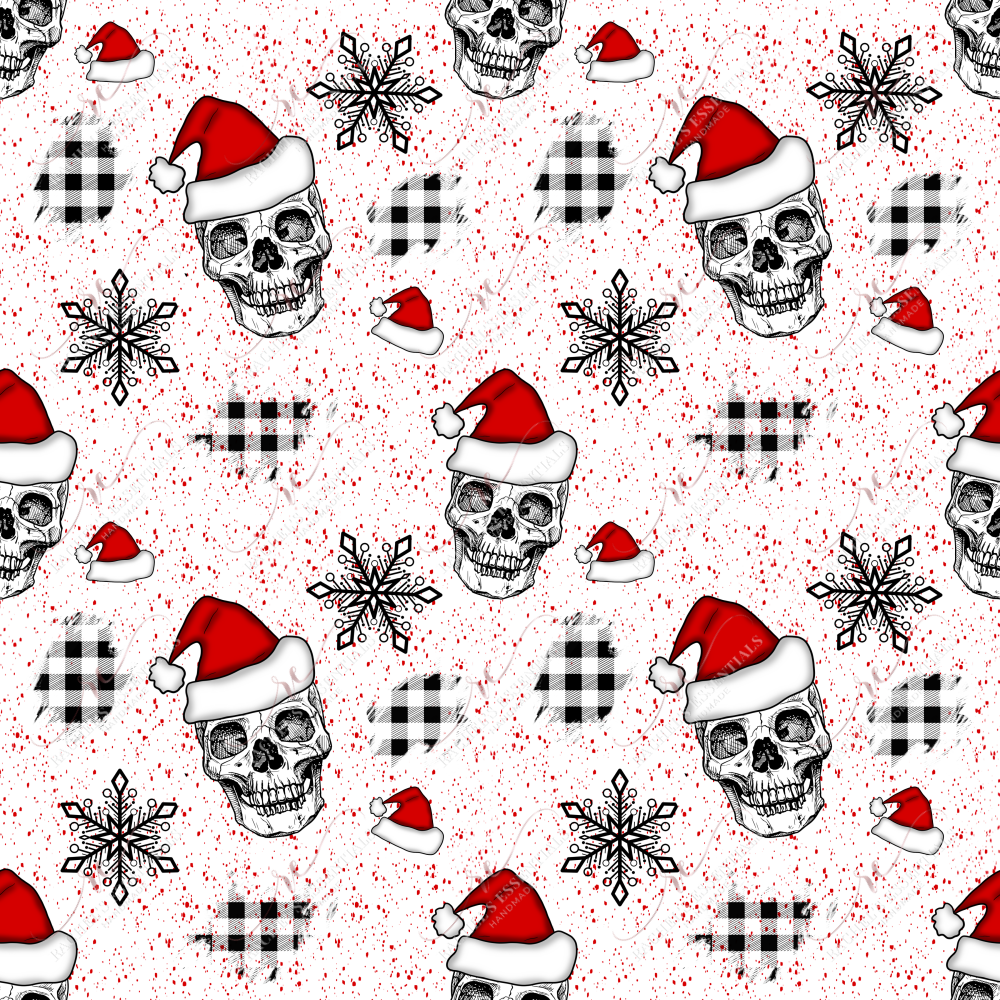 Christmas Skeleton Small - Ready To Press Sublimation Transfer Print Sublimation