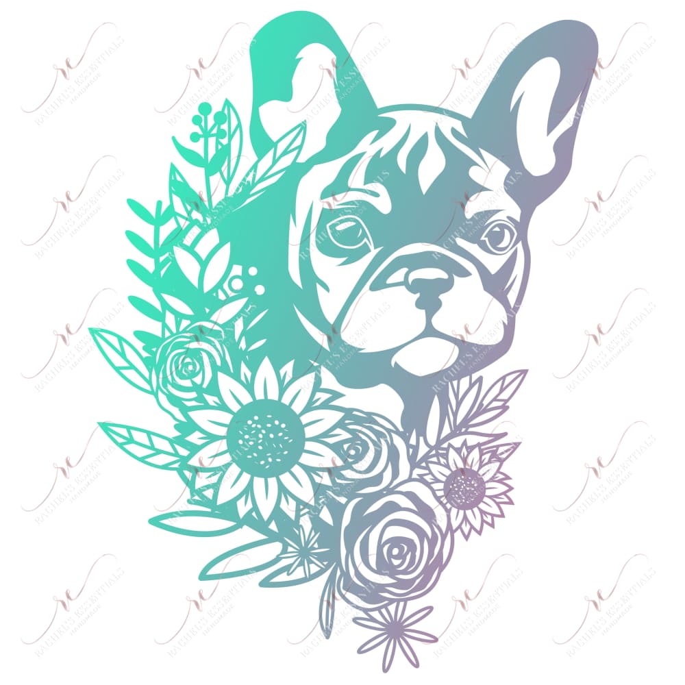 Colorful Dog - Ready To Press Sublimation Transfer Print Sublimation