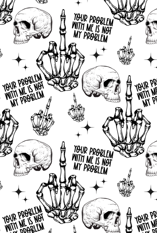 Not my problem - Composition notebook vinyl