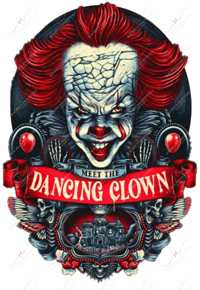 Dancing Clown - Clear Cast Decal