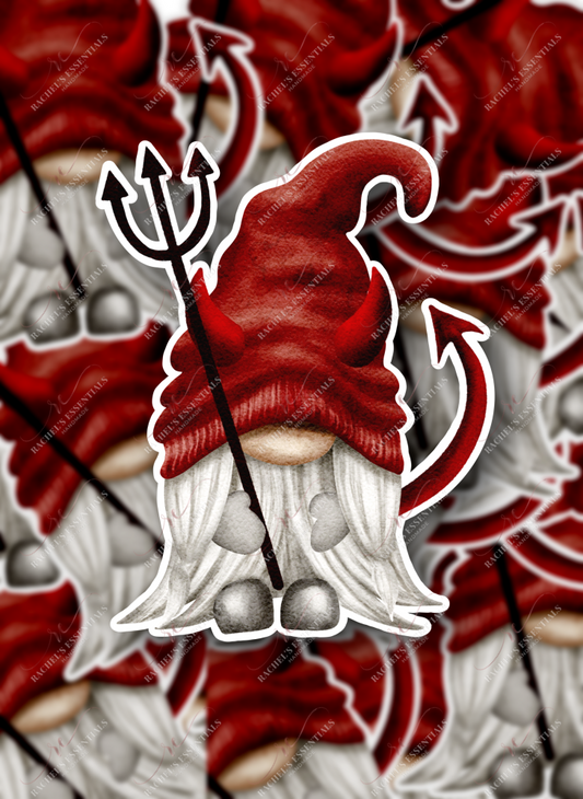 1.24 Devil Gnome sticker freeshipping - Rachel's Essentials