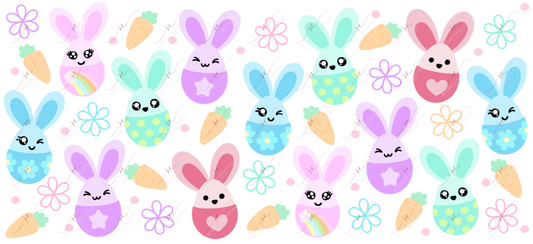 Easter Bunnies - Libbey/Beer Can Glass Sublimation