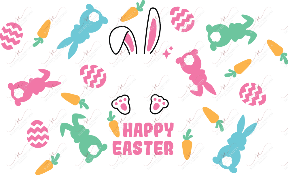 Easter Bunny - Cold Cup Wrap Cup Wrap