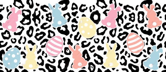 Easter Leopard - Libbey/Beer Can Glass Sublimation