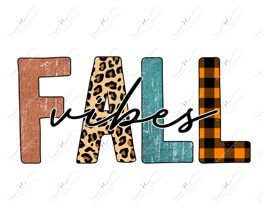 Fall Vibes - Ready To Press Sublimation Transfer Print Sublimation