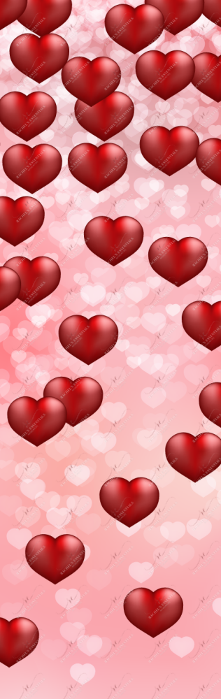 Falling Hearts - Vinyl Pen Wrap