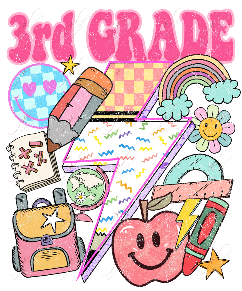 First Day Of School - Ready To Press Sublimation Transfer Print Sublimation