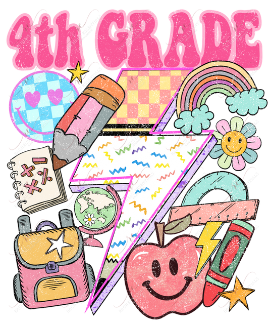 First Day Of School - Ready To Press Sublimation Transfer Print Sublimation