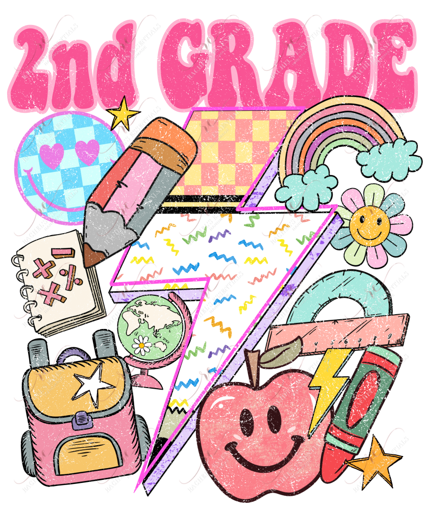 First Day Of School - Ready To Press Sublimation Transfer Print Sublimation