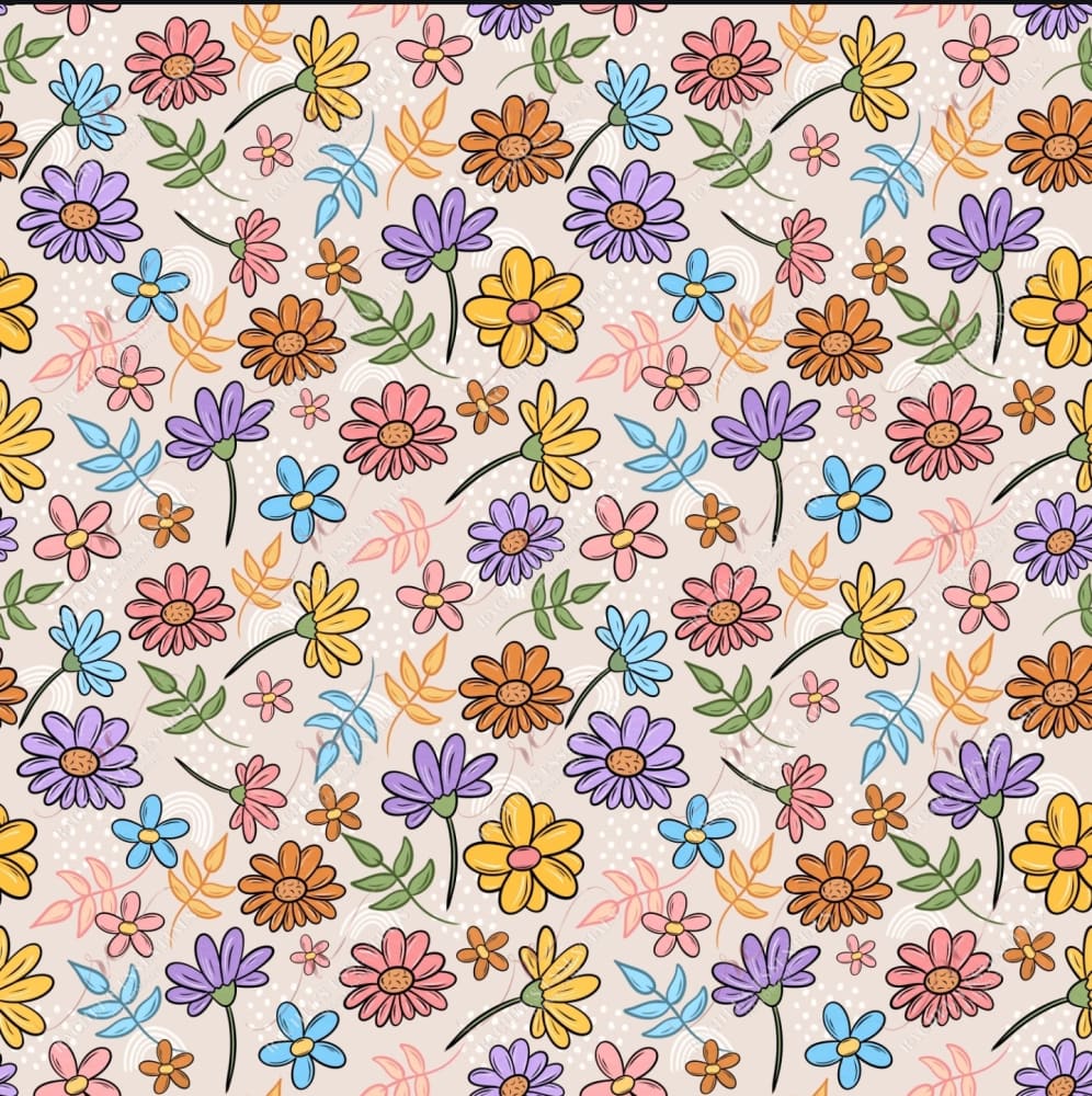 Floral - Vinyl Wrap Seamless Vinyl