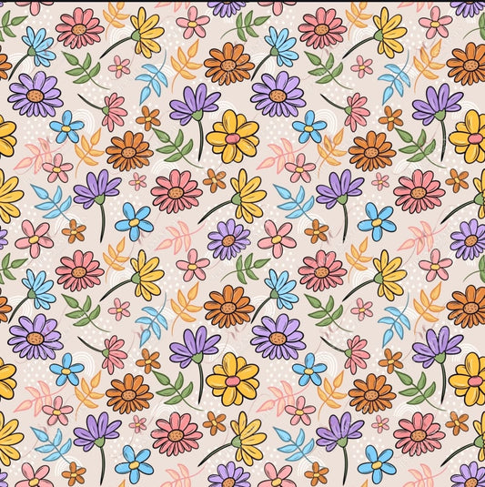 Floral - Vinyl Wrap Seamless Vinyl