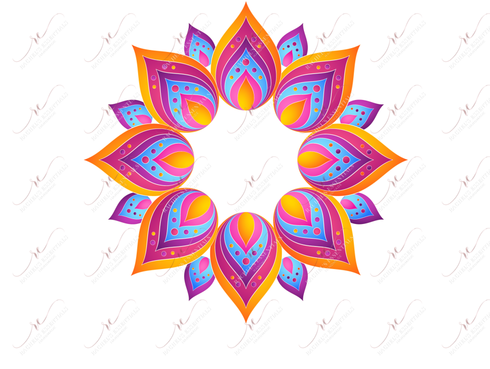 Flower Mandala - Cold Cup Wrap Cold