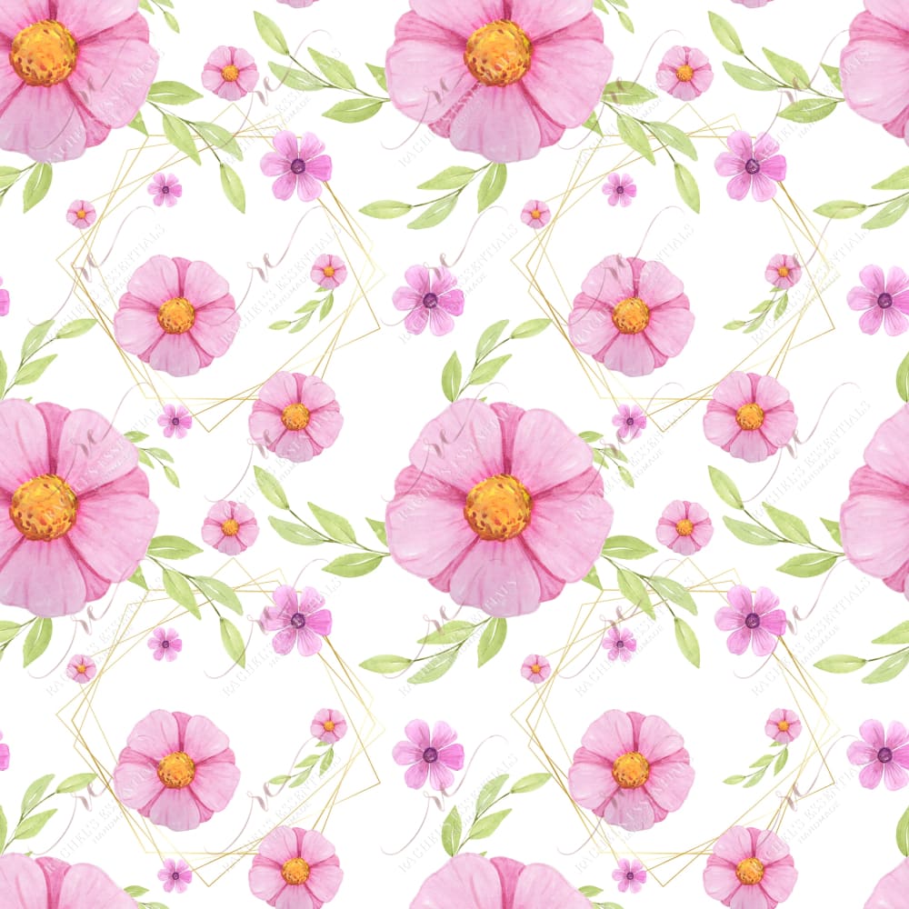 Flowers Pink - Vinyl Wrap