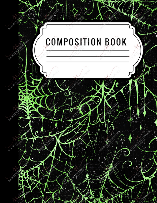 Green Webs - Composition notebook vinyl (Copy)