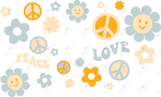 Groovy Flowers - Cold Cup Wrap Cold