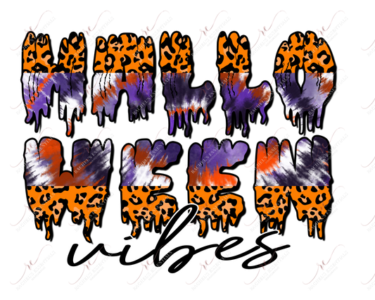 Halloween Vibes - Ready To Press Sublimation Transfer Print Sublimation