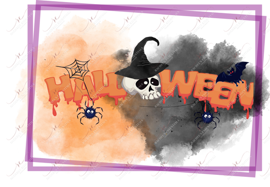Sublimation 1.99 Halloween watercolor - ready to press sublimation transfer print freeshipping - Rachel's Essentials