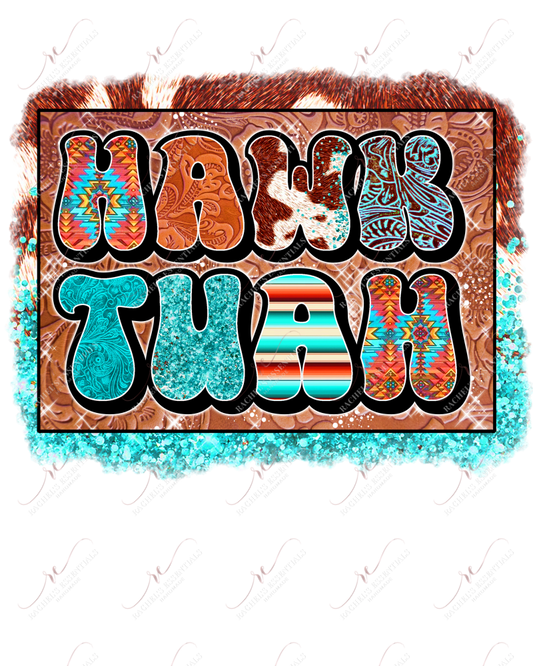 Hawk Tuah - Clear Cast Decal