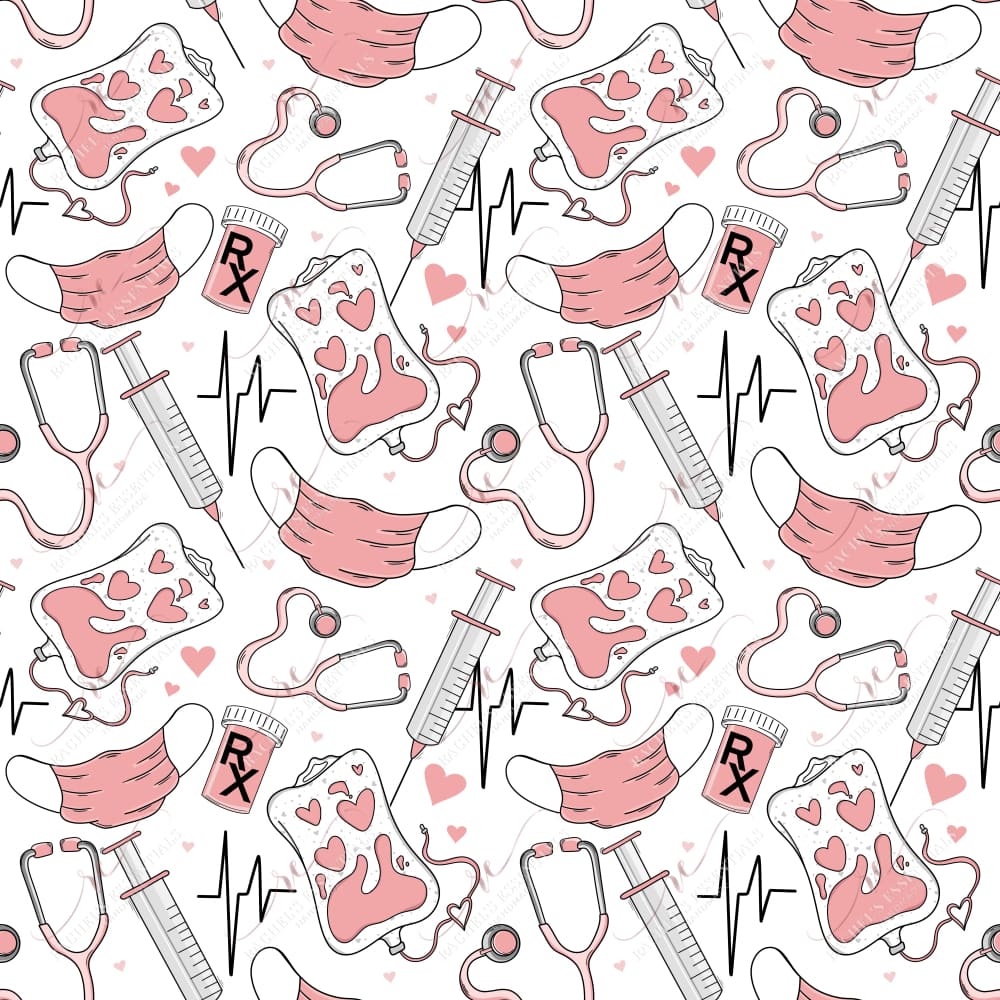 Healing Tiny Hearts - Ready To Press Sublimation Transfer Print Seamless Sublimation