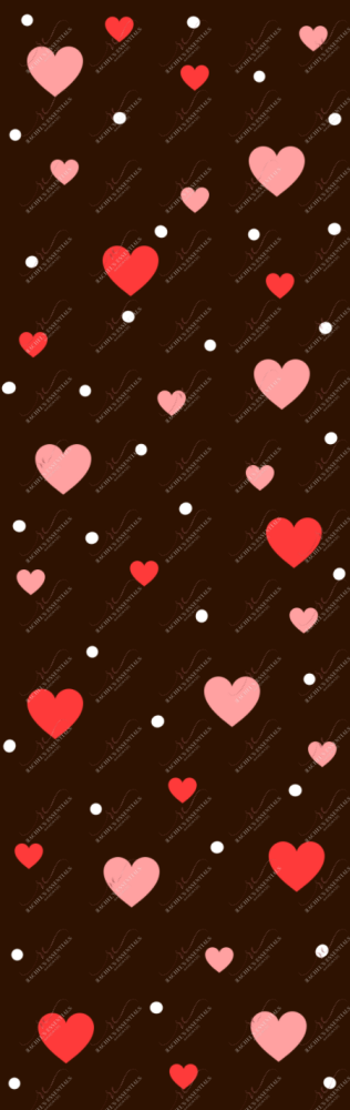 Hearts And Dots - Vinyl Pen Wrap