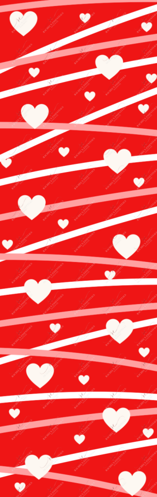 Hearts And Stripes - Vinyl Pen Wrap