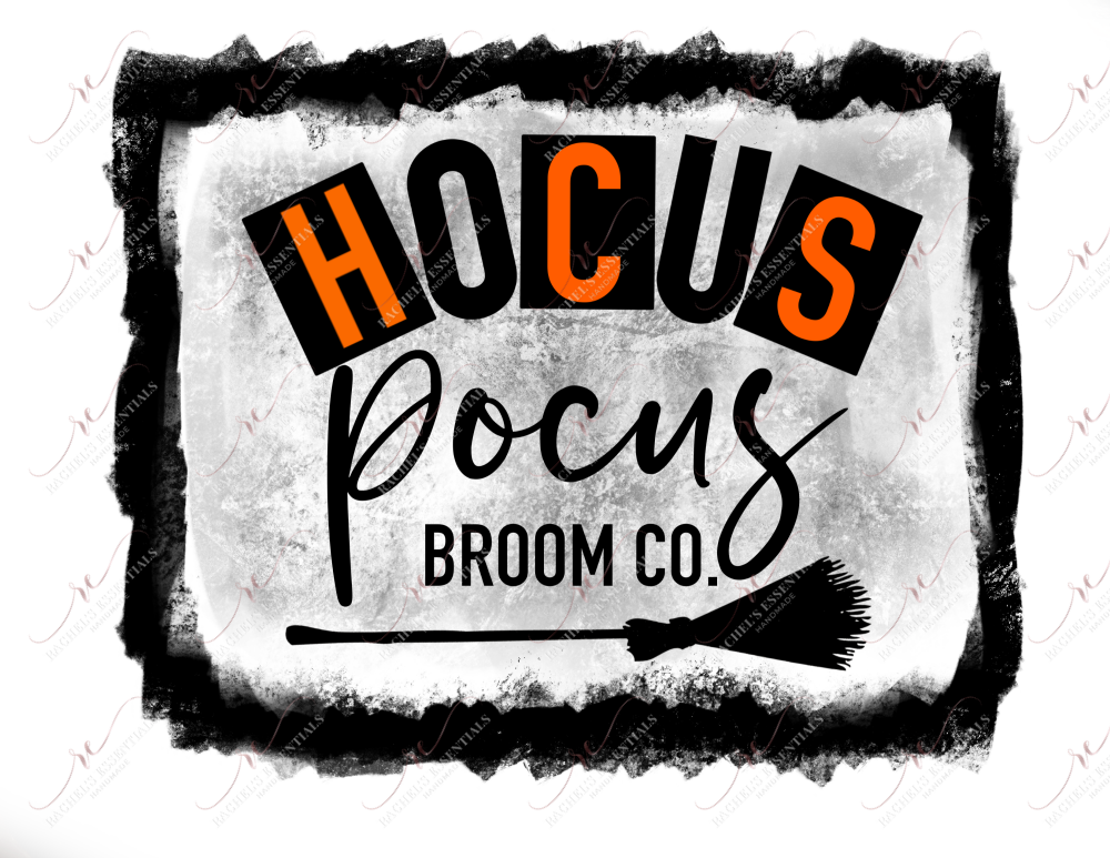 Hocus Pocus Broom Co - Ready To Press Sublimation Transfer Print Sublimation