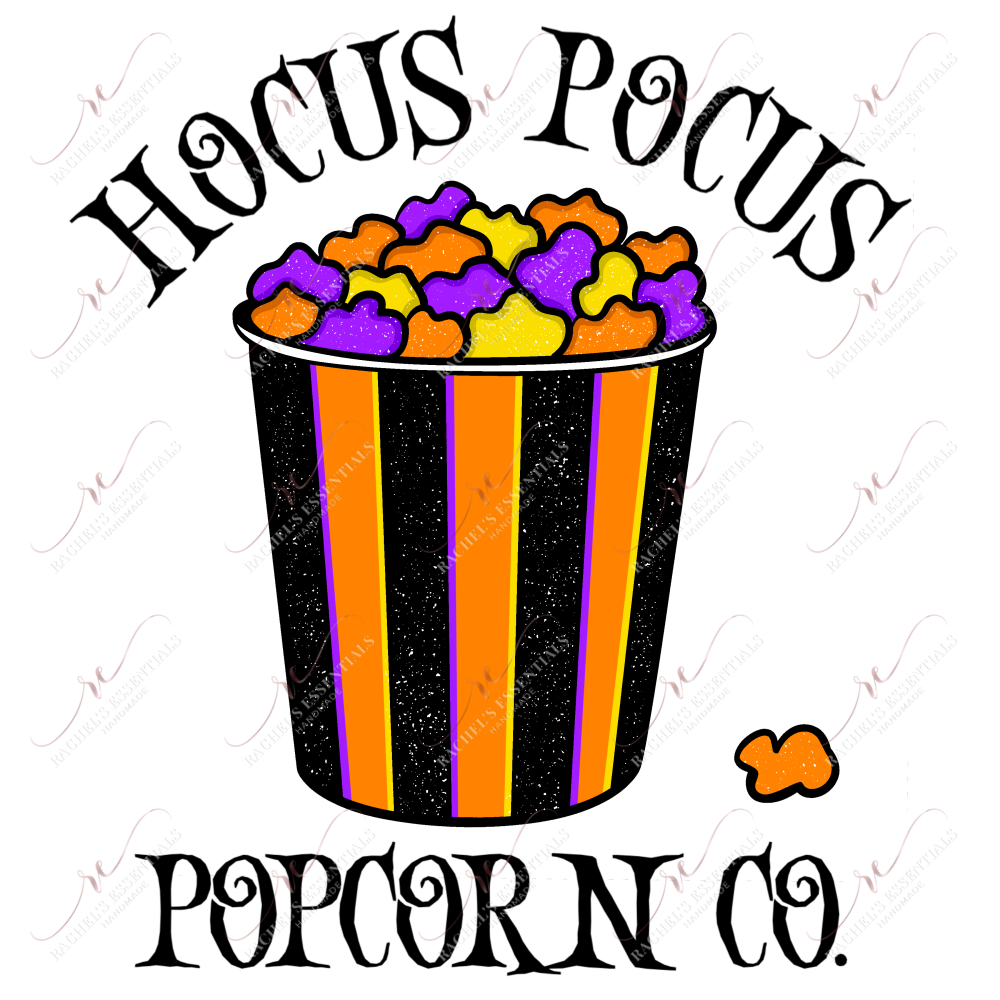 Hocus Pocus Popcorn Co - Htv Transfer