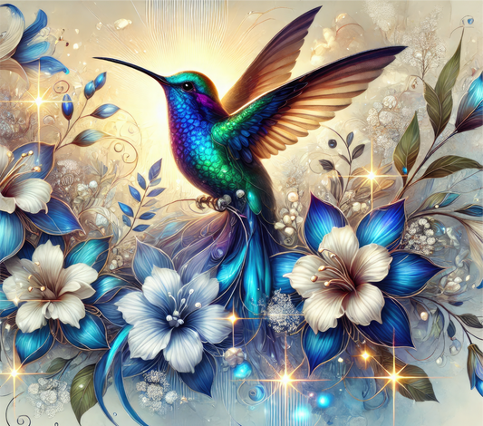 Humming bird floral - vinyl wrap