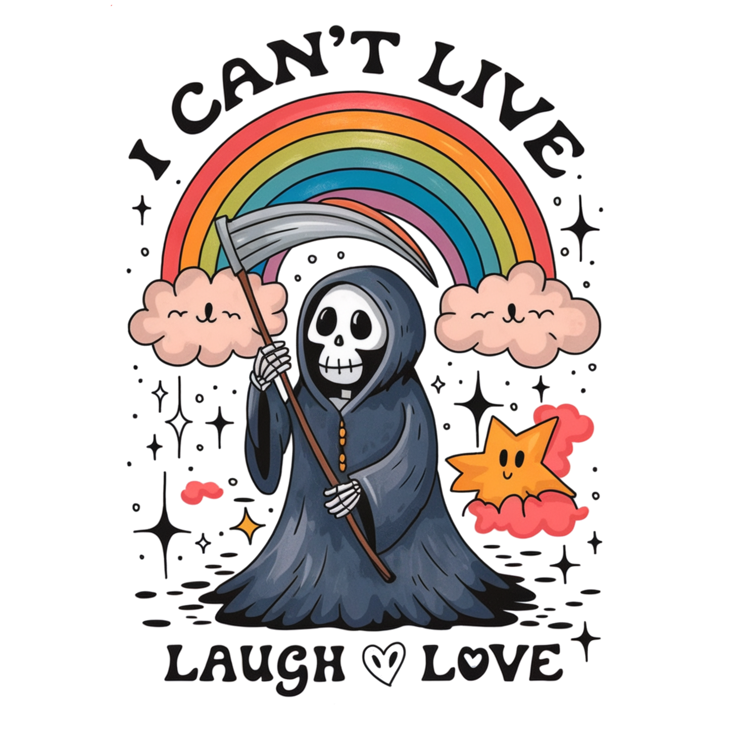 Can't live laugh love - ready to press sublimation transfer print