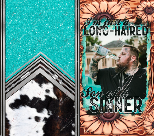 Jr Teal And Flowers - Vinyl Wrap Vinyl