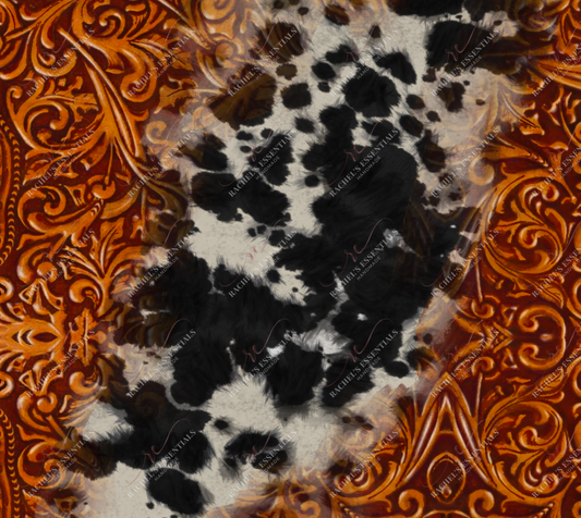 Leather Cow Print- Vinyl Wrap