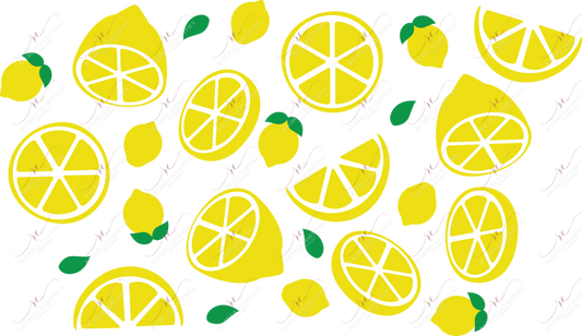 Lemons (No Hole)- Cold Cup Wrap Cold