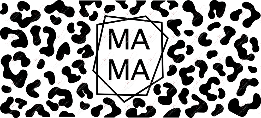 Leopard Mama - 16Oz Vinyl Libbey Wrap