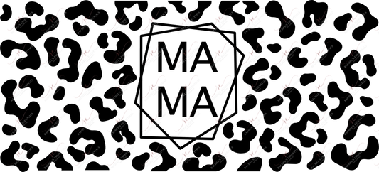 Leopard Mama - 16Oz Vinyl Libbey Wrap