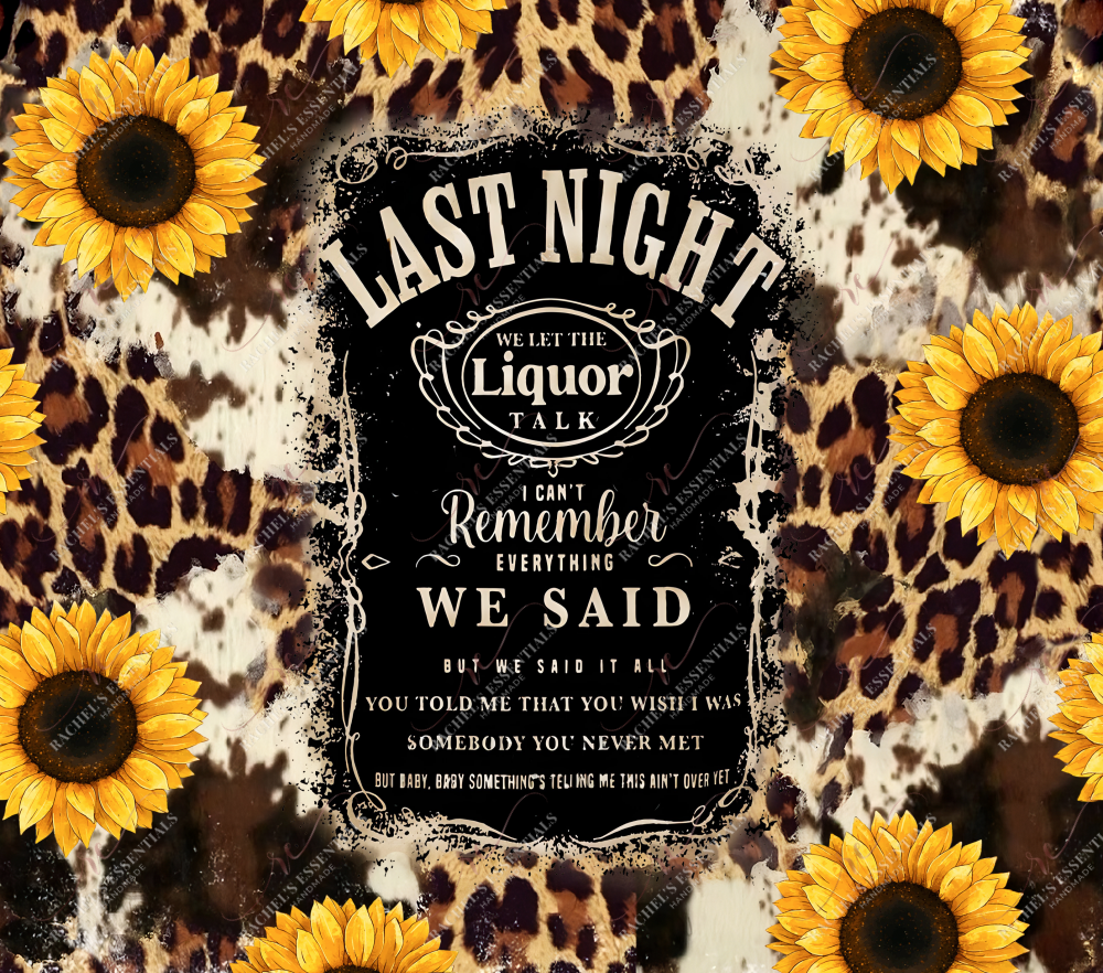 Leopard Sunflowers And Country Music- Ready To Press Sublimation Transfer Print Sublimation