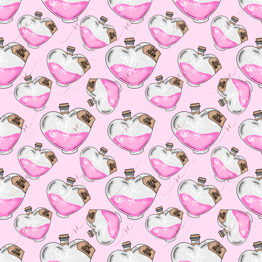 Love Potion - Ready To Press Sublimation Transfer Print Sublimation