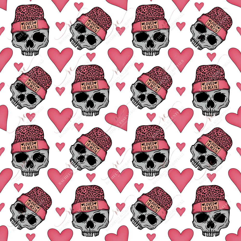 Loved To Death Leopard - Vinyl Wrap Seamless Vinyl